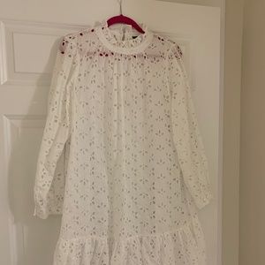 Eyelet dress / J. Crew